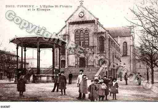 Ville de FIRMINY, carte postale ancienne