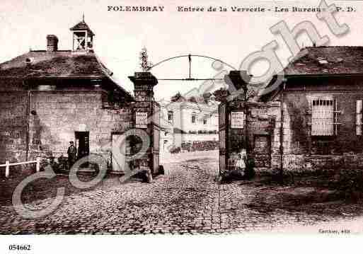 Ville de FOLEMBRAY, carte postale ancienne