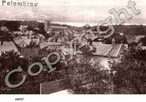 Ville de FOLEMBRAY, carte postale ancienne