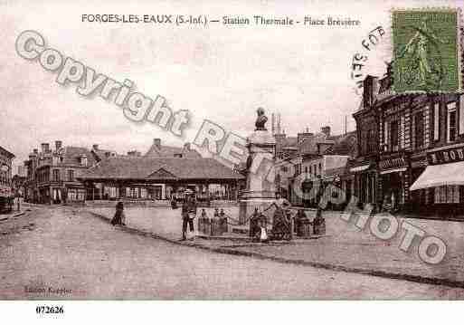 Ville de FORGESLESEAUX, carte postale ancienne