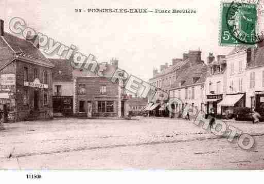 Ville de FORGESLESEAUX, carte postale ancienne