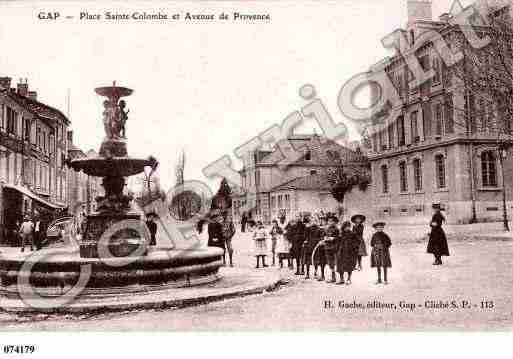 Ville de GAP, carte postale ancienne