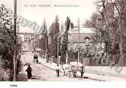 Ville de GARCHES, carte postale ancienne