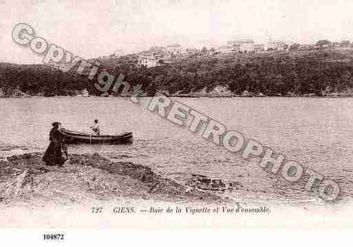 Ville de GIENS, carte postale ancienne