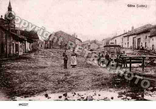 Ville de GOIN, carte postale ancienne