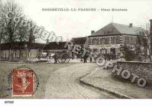 Ville de GONDREVILLELAFRANCHE, carte postale ancienne Ville de GONDREVILLELAFRANCHE, carte postale ancienne