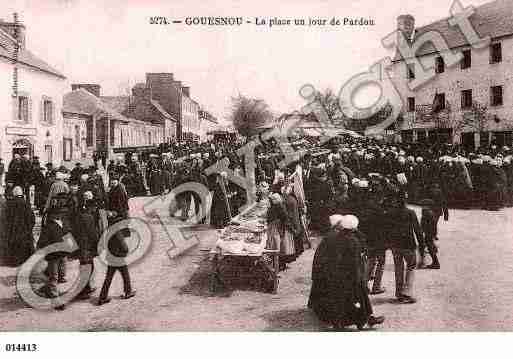 Ville de GOUESNOU, carte postale ancienne