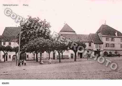 Ville de GUEBERSCHWIHR, carte postale ancienne