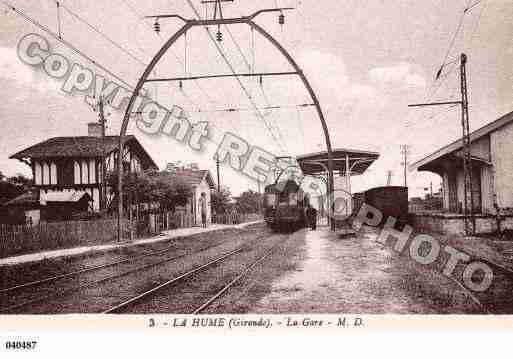 Ville de GUJANMESTRAS, carte postale ancienne