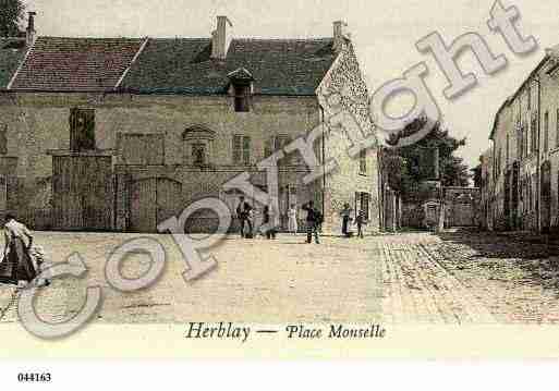 Ville de HERBLAY, carte postale ancienne