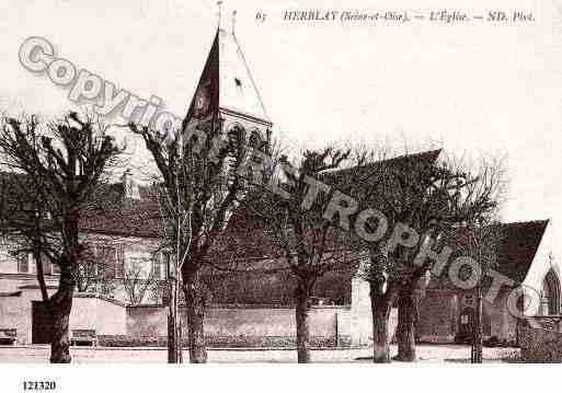 Ville de HERBLAY, carte postale ancienne