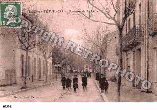 Ville de ILLESURTET, carte postale ancienne