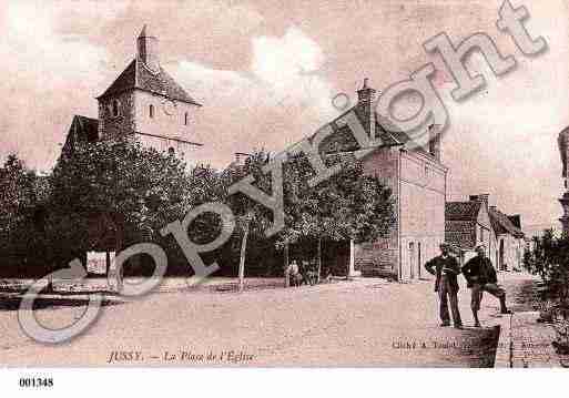 Ville de JUSSY, carte postale ancienne