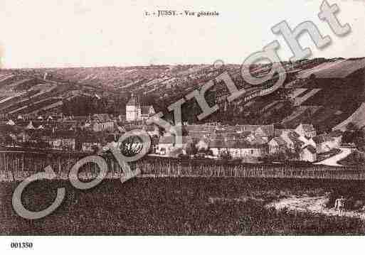 Ville de JUSSY, carte postale ancienne