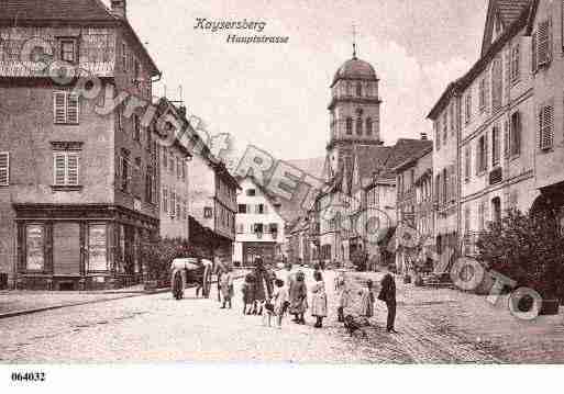 Ville de KAYSERSBERG, carte postale ancienne