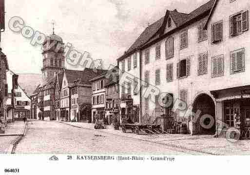 Ville de KAYSERSBERG, carte postale ancienne