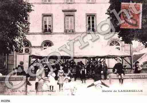 Ville de LAMARGELLE, carte postale ancienne