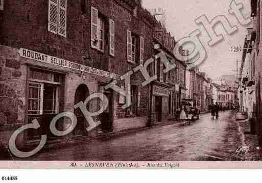 Ville de LESNEVEN, carte postale ancienne