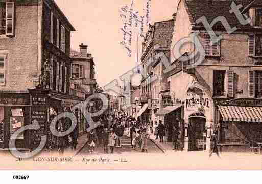 Ville de LIONSURMER, carte postale ancienne