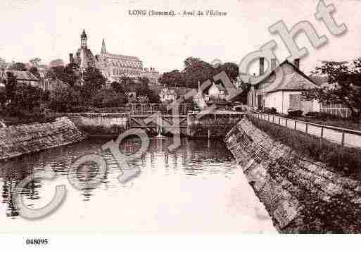 Ville de LONG, carte postale ancienne