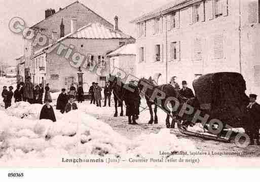 Ville de LONGCHAUMOIS, carte postale ancienne