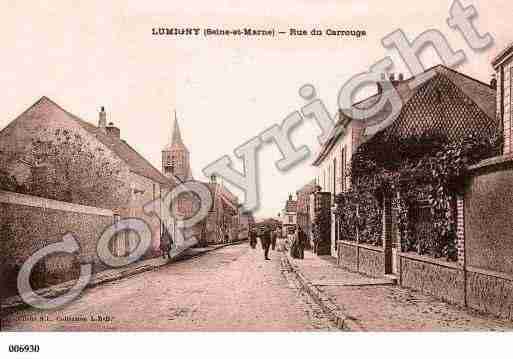 Ville de LUMIGNY, carte postale ancienne