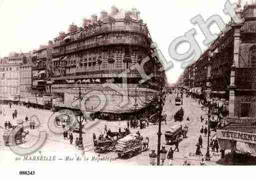Ville de MARSEILLE, carte postale ancienne