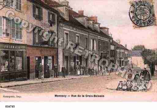 Ville de MENNECY, carte postale ancienne