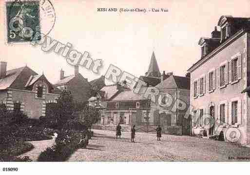 Ville de MESLAND, carte postale ancienne