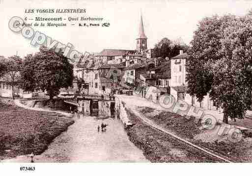 Ville de MIRECOURT, carte postale ancienne