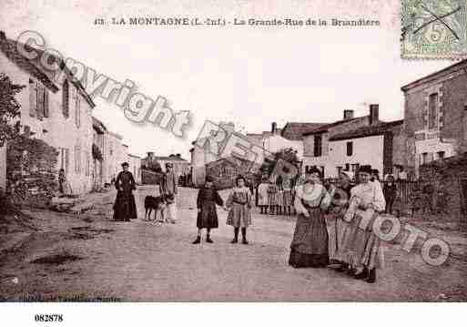 Ville de MONTAGNE(LA), carte postale ancienne