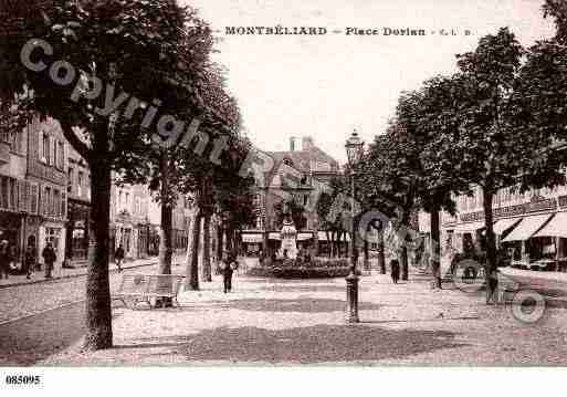 Ville de MONTBELIARD, carte postale ancienne