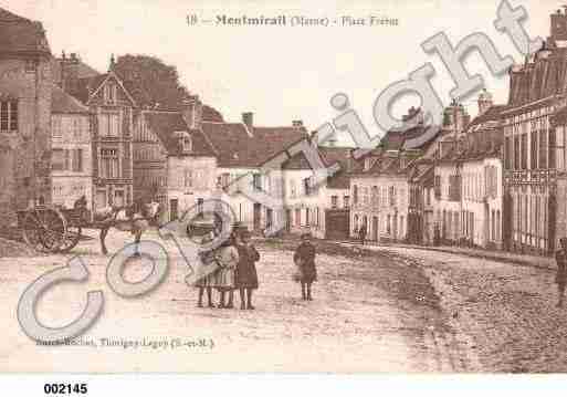 Ville de MONTMIRAIL, carte postale ancienne