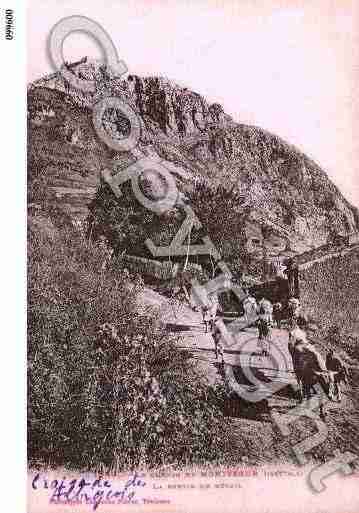 Ville de MONTSEGUR, carte postale ancienne