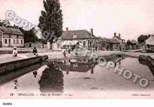 Ville de NOAILLES, carte postale ancienne