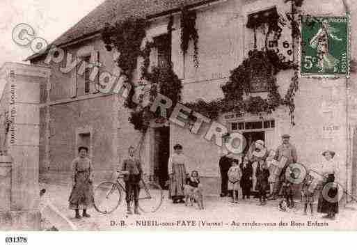 Ville de NUEILSOUSFAYE, carte postale ancienne