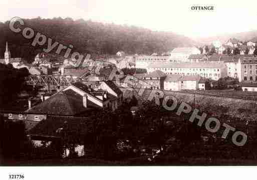 Ville de OTTANGE, carte postale ancienne