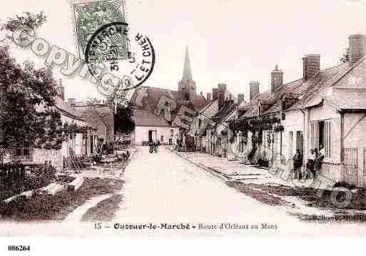 Ville de OUZOUERLEMARCHE, carte postale ancienne Ville de OUZOUERLEMARCHE, carte postale ancienne