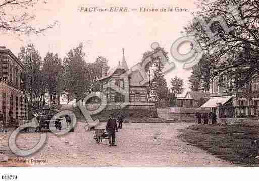 Ville de PACYSUREURE, carte postale ancienne