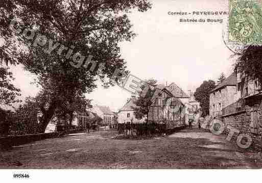 Ville de PEYRELEVADE, carte postale ancienne