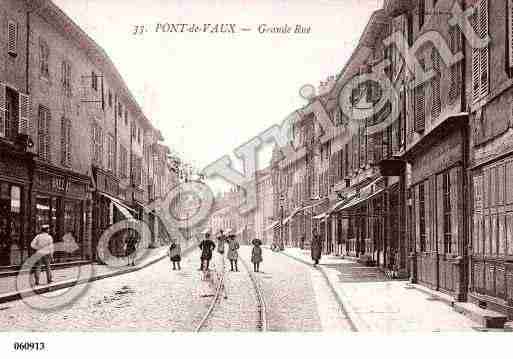 Ville de PONTDEVAUX, carte postale ancienne