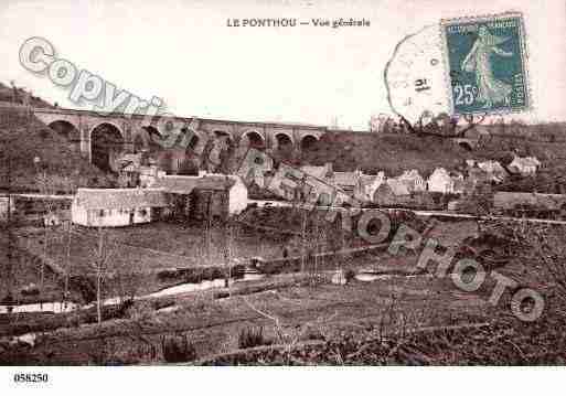 Ville de PONTHOU(LE), carte postale ancienne Ville de PONTHOU(LE), carte postale ancienne