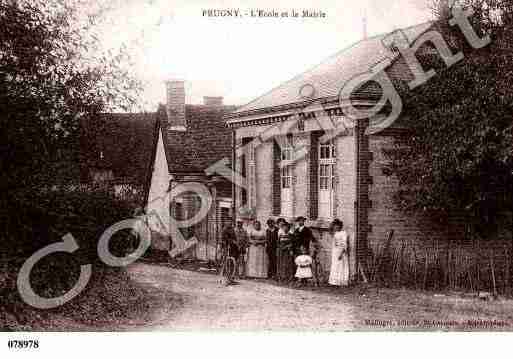 Ville de PRUGNY, carte postale ancienne