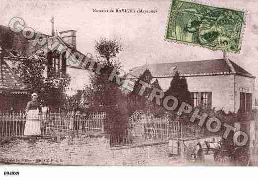 Ville de RAVIGNY, carte postale ancienne