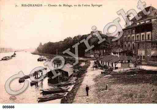 Ville de RISORANGIS, carte postale ancienne