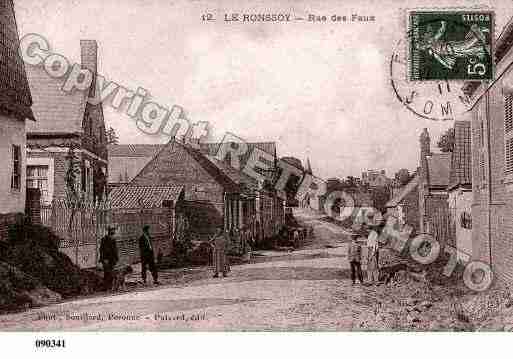 Ville de RONSSOY, carte postale ancienne