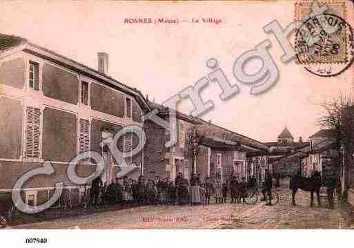 Ville de ROSNES, carte postale ancienne