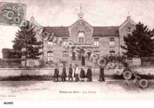 Ville de ROZAYENBRIE, carte postale ancienne Ville de ROZAYENBRIE, carte postale ancienne