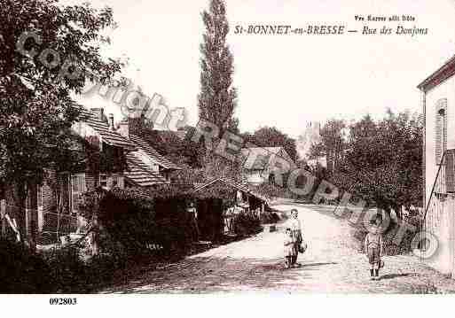 Ville de SAINTBONNETENBRESSE, carte postale ancienne