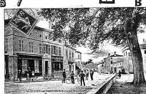 Ville de SAINTCIERSGIRONDE, carte postale ancienne